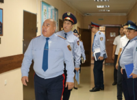 Генерал Таев Думан аудандық полиция басқармасын тексерді