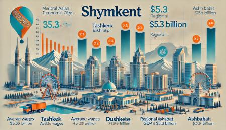 Шымкент қаласының әлеуметтік-экономикалық дамуы: Мүмкіндіктер мен болашақ жоспарлар