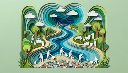 Туркестанның жас еріктілері экологиялық тимбилдингке жиналды