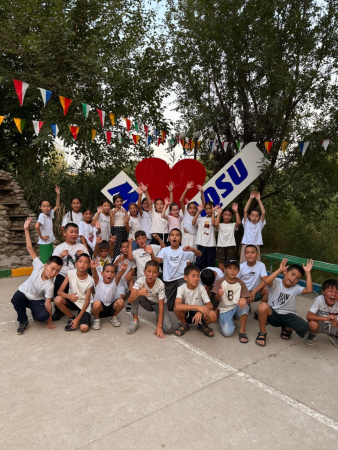 ШЫМКЕНТТЕ 9693 БАЛА ЖАЗҒЫ ЛАГЕРЬМЕН ҚАМТЫЛАДЫ.