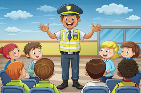 Шымкентские полицейские провели профилактическую акцию в детском лагере: безопасность детей на летних каникулах под особым контролем