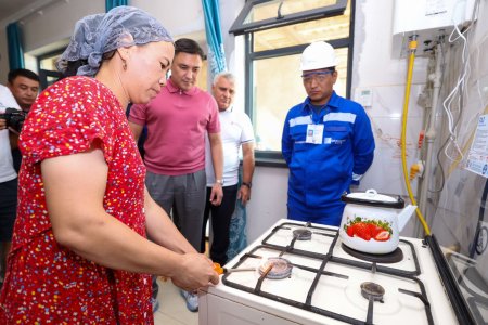 В Шымкенте газифицировали жилые массивы «Жұлдыз» и «Жалын»