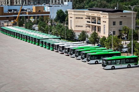 ШЫМКЕНТТЕ ЖАҢА АВТОБУСТАР БАҒЫТҚА ШЫҚТЫ