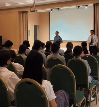 ЖАСТАРМЕН ЖҮРГІЗІЛГЕН ПРОФИЛАКТИКАЛЫҚ КЕЗДЕСУ – ҚАУІПСІЗДІК КЕПІЛІ