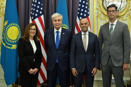 Қасым-Жомарт Тоқаев Educational Testing Service (ETS) компаниясының президенті және бас атқарушы директоры Амит Севакты қабылдады