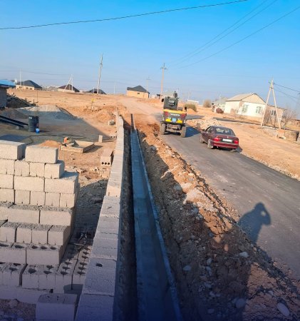 ТҰРАН АУДАНЫНДА ИРРИГАЦИЯ ЖҮЙЕСІН САЛУ ЖАЛҒАСУДА