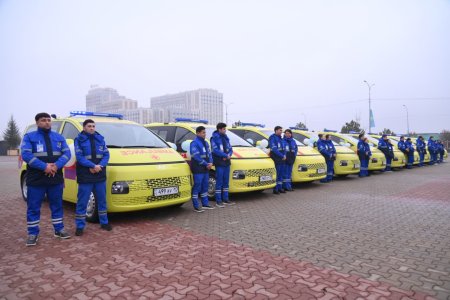 30 новых санитарных автомобилей переданы службе скорой помощи Шымкента