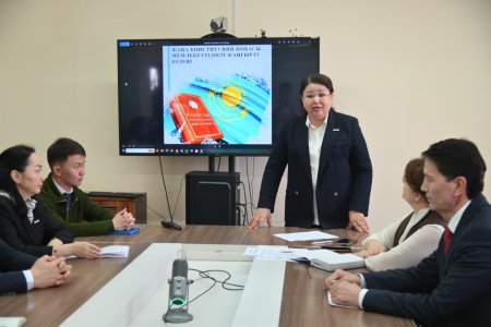 Шымкентте медицина саласы өкілдері жаңа Конституция жобасын қолдау білдірді