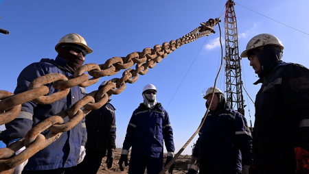 Нефтяники Мангистауской области поддерживают новую Конституцию