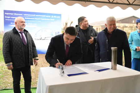 В Шымкенте начато строительство современного авиационно-технического центра