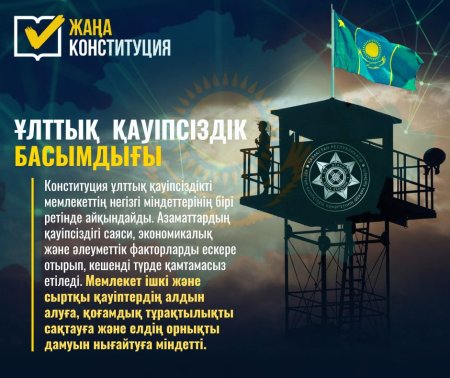 ҰЛТТЫҚ ҚАУІПСІЗДІК БАСЫМДЫЛЫҒЫ