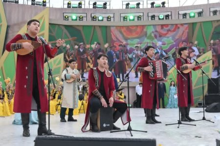 «Шымкент сазы» дәстүрлі өнер думаны Наурыз мерекесінде өтті