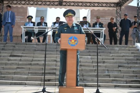 27 призывников из Шымкента отправились на службу⁣⁣