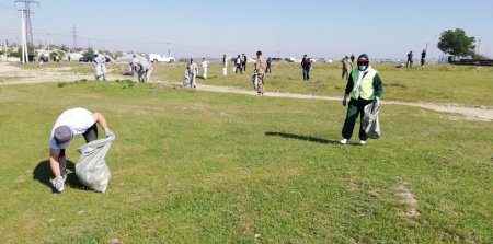 Аль-Фарабийский район принял участие в акции «Таза Казахстан»