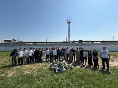 Шымкент жастары тазалық акциясына белсенді қатысты