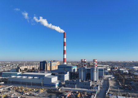 ҚЫЗЫЛОРДАДАҒЫ ЖАҢА ЖЫЛУ-ЭЛЕКТР ОРТАЛЫҒЫНДА ЭЛЕКТР ЭНЕРГИЯСЫ ӨНДІРІЛУДЕ