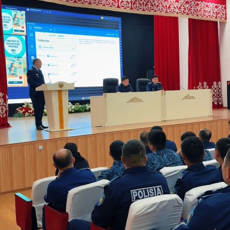 Шымкент қаласы полиция департаментінде «Сергек» жүйесінің тиімділігін арттыру мәселелері талқыланды