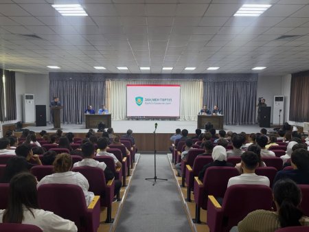 Шымкент қаласы прокуратурасының ұйымдастыруымен «Заң мен Тәртіп» тақырыбында 500-ге жуық колледж