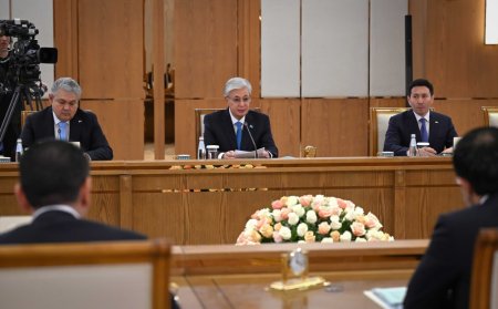 Қасым-Жомарт Тоқаев пен Никос Христодулидистің келіссөзі екі ел делегацияларының қатысуымен кеңейтілген құрамда жалғасты