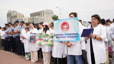 Шымкентте «Есірткісіз қала» акциясы ұйымдастырылды