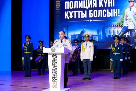 Шымкентте Қазақстан полициясы күні салтанатты түрде аталып өтті