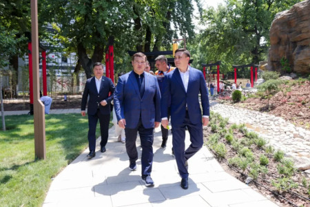 Шымкент получил японский парк: золотая награда и новая точка притяжения мегаполиса