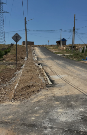 В Туранском районе стартовало строительство тротуаров общей протяжённостью 21,8 километра