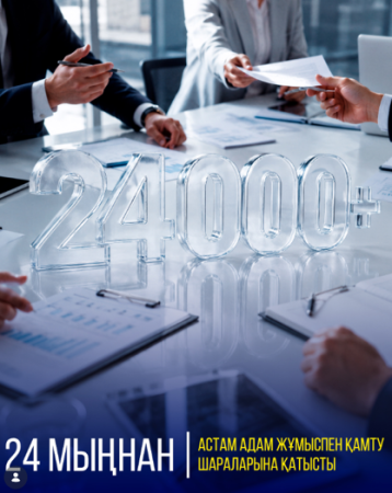 Шымкент еңбек нарығында жаңа серпіліс: 24 мыңнан астам тұрғын жұмыспен қамтылды
