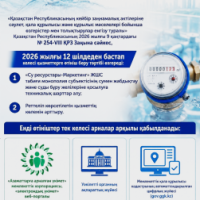 Сумен жабдықтауға қосылу тәртібі түбегейлі өзгерді