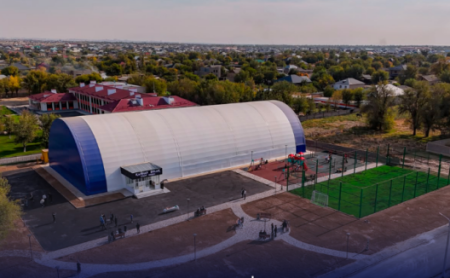 Шымкентте екі жаңа модульді спорт залы есігін айқара ашты