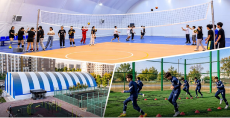 Шымкентте жаңа спорт залдары ашылды: балалар мен жасөспірімдерге арналған заманауи инфрақұрылым
