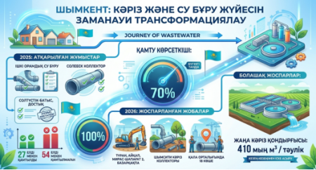 Қала кәрізге тартылуда: Инфрақұрылым жаңарту жолындағы үлкен қадамдар