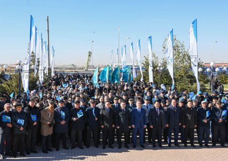 МЕМЛЕКЕТТІК ТУ КӨТЕРУ РӘСІМІ ӨТТІ