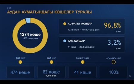 ШЫМКЕНТТІҢ АБАЙ АУДАНЫНДА 41 КӨШЕ ЖЫЛ СОҢЫНА ДЕЙІН АСФАЛЬТТАЛМАҚ