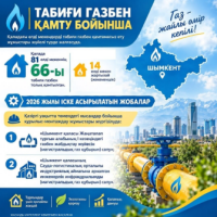 Шымкент газбен қамтылу жолында: болашаққа жасалған инвестиция